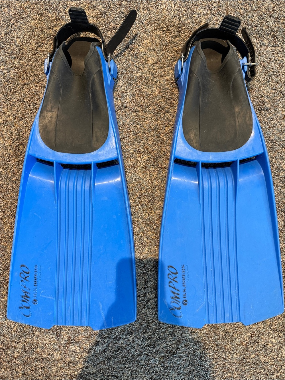 US Divers Blue Adjustable Swim Fins for Men